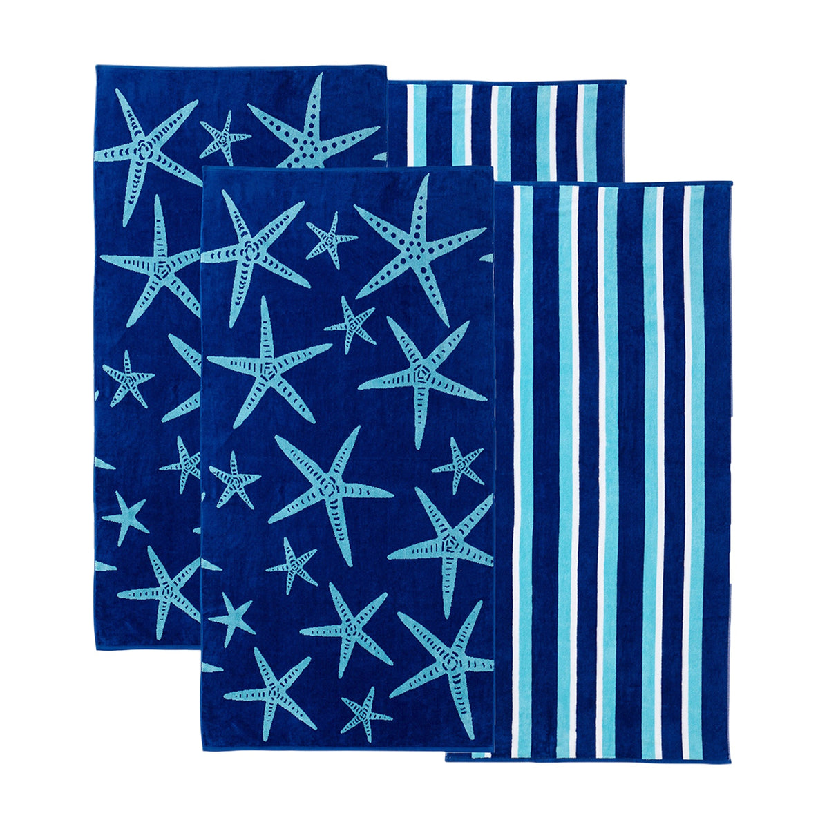 Maui Cotton Velour Printed Beach Towels