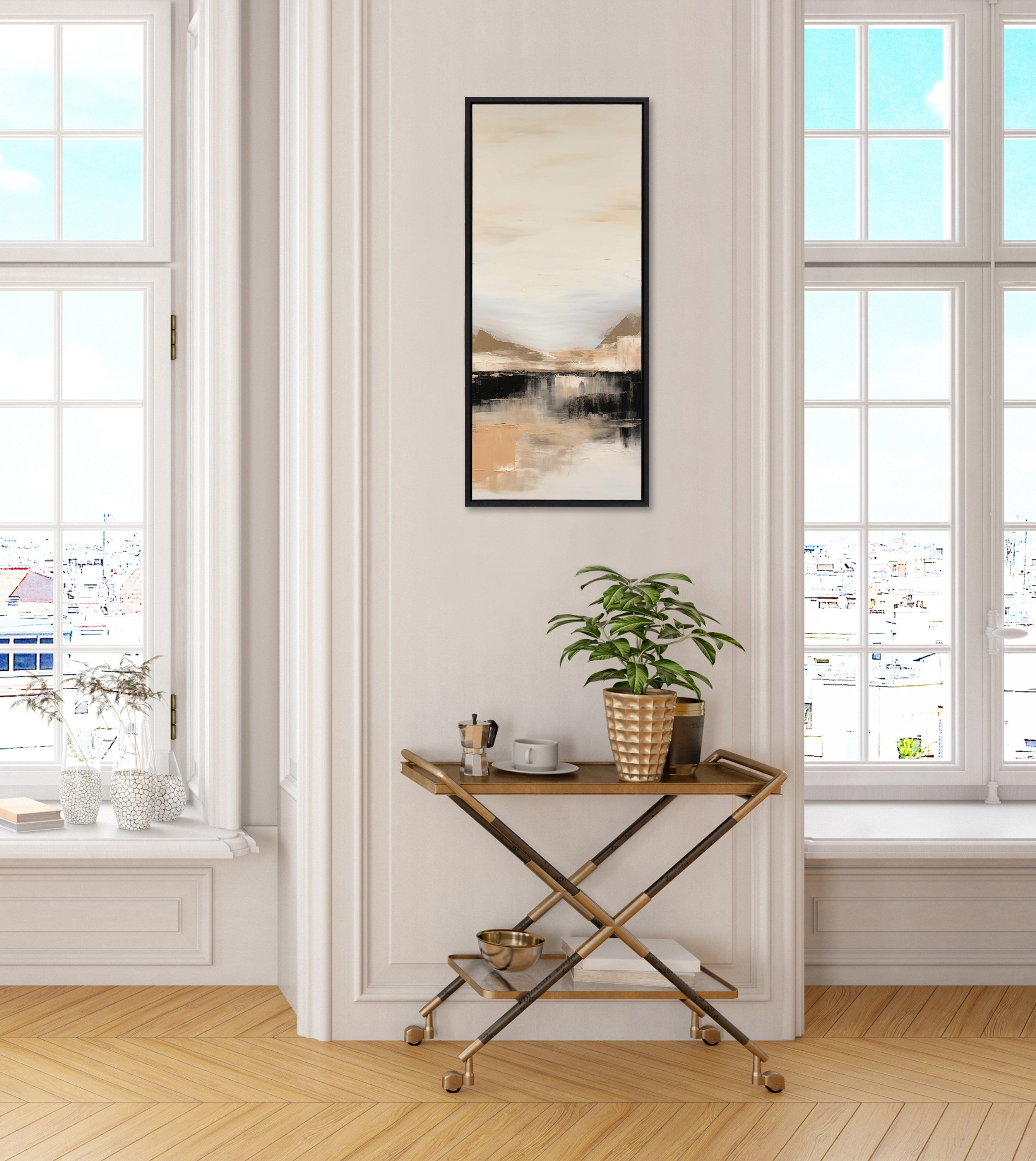 Sylvie Peaceful Landscape II Framed Canvas by Amy Lighthall