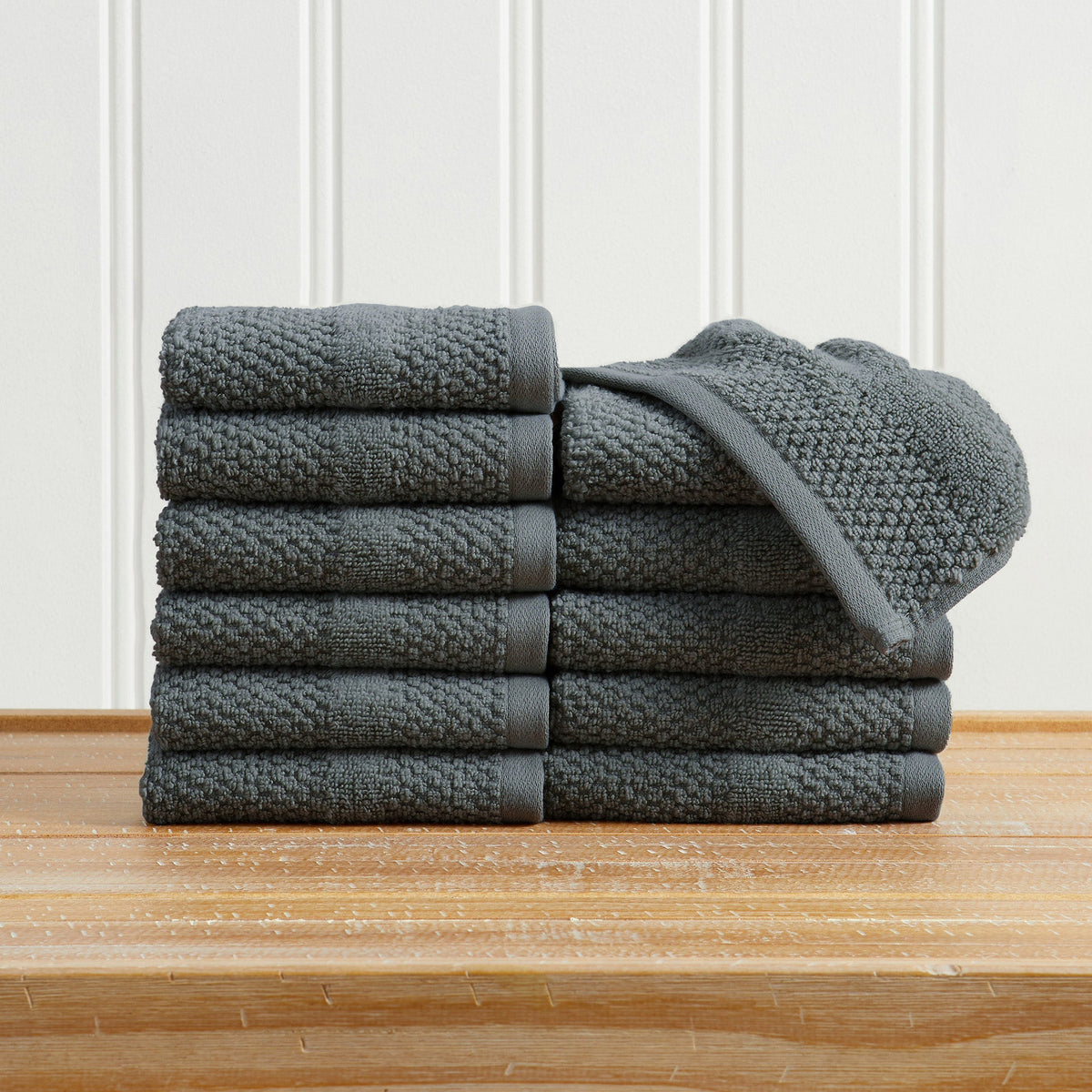 Marbella Textured Cotton Bath Towel Collection