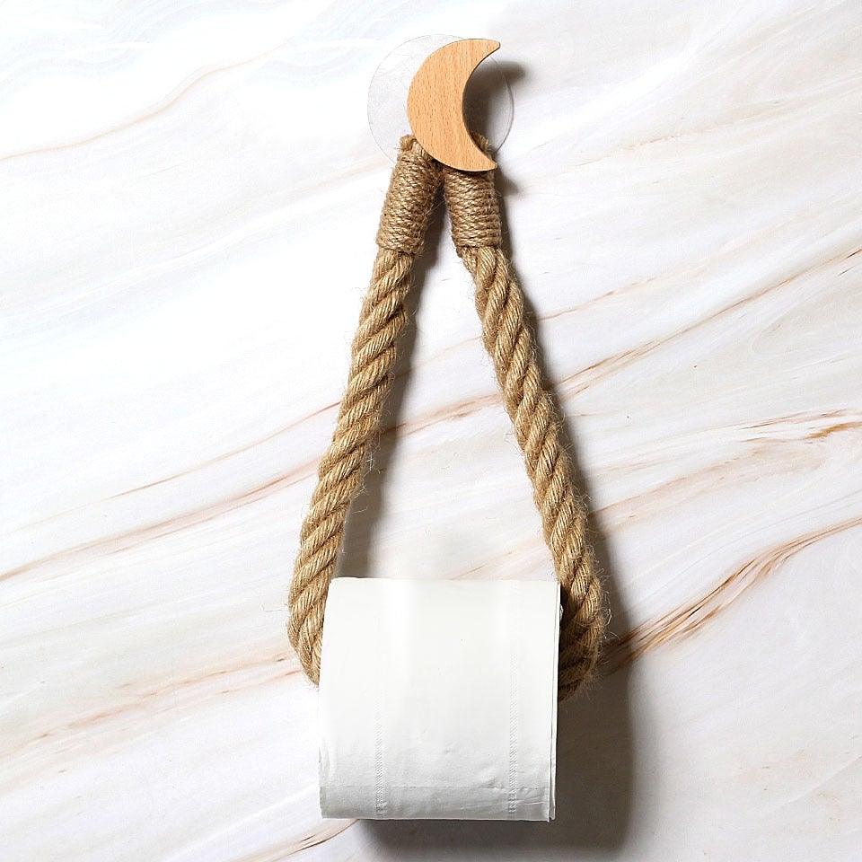 Wooden Hanging Toilet Paper Holder – alternate product view