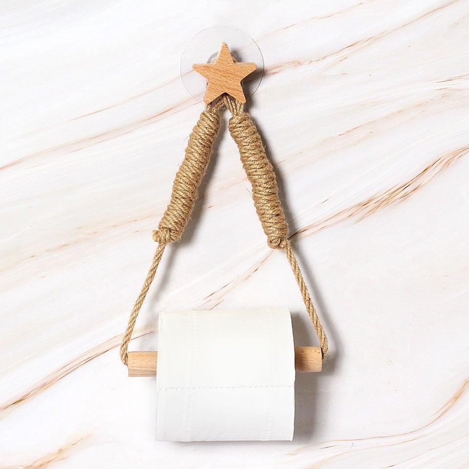 Wooden Hanging Toilet Paper Holder – alternate product view