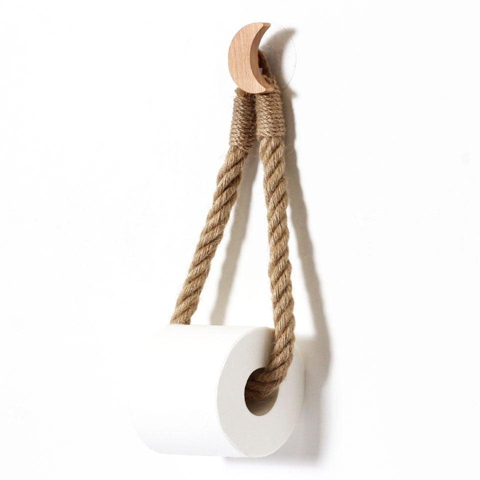 Wooden Hanging Toilet Paper Holder – alternate product view