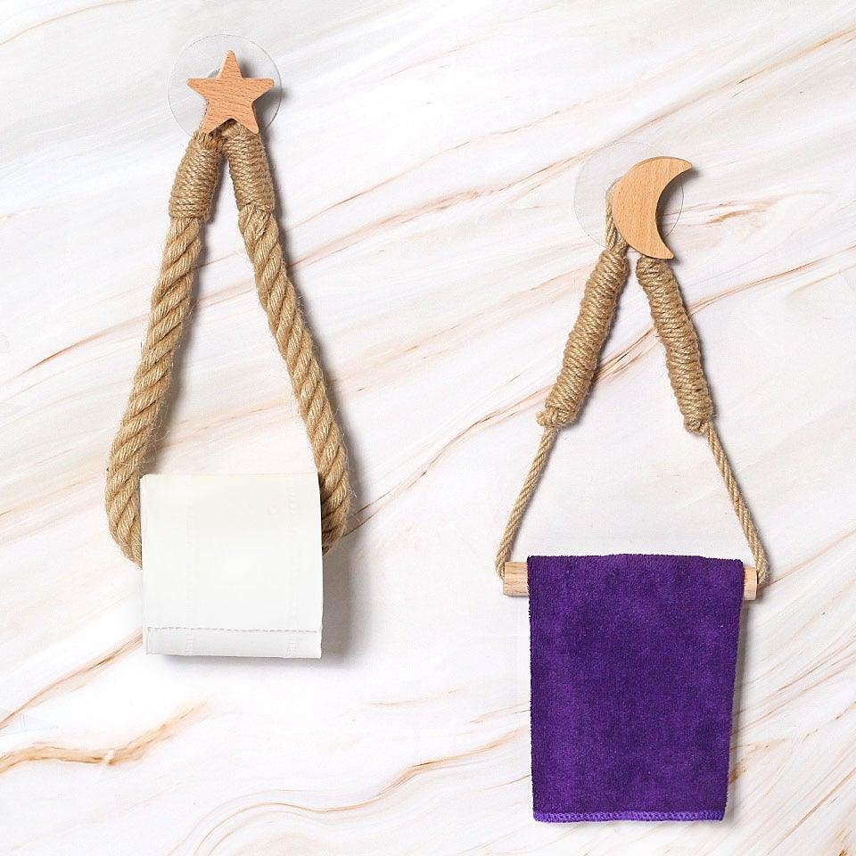 Wooden Hanging Toilet Paper Holder – alternate product view