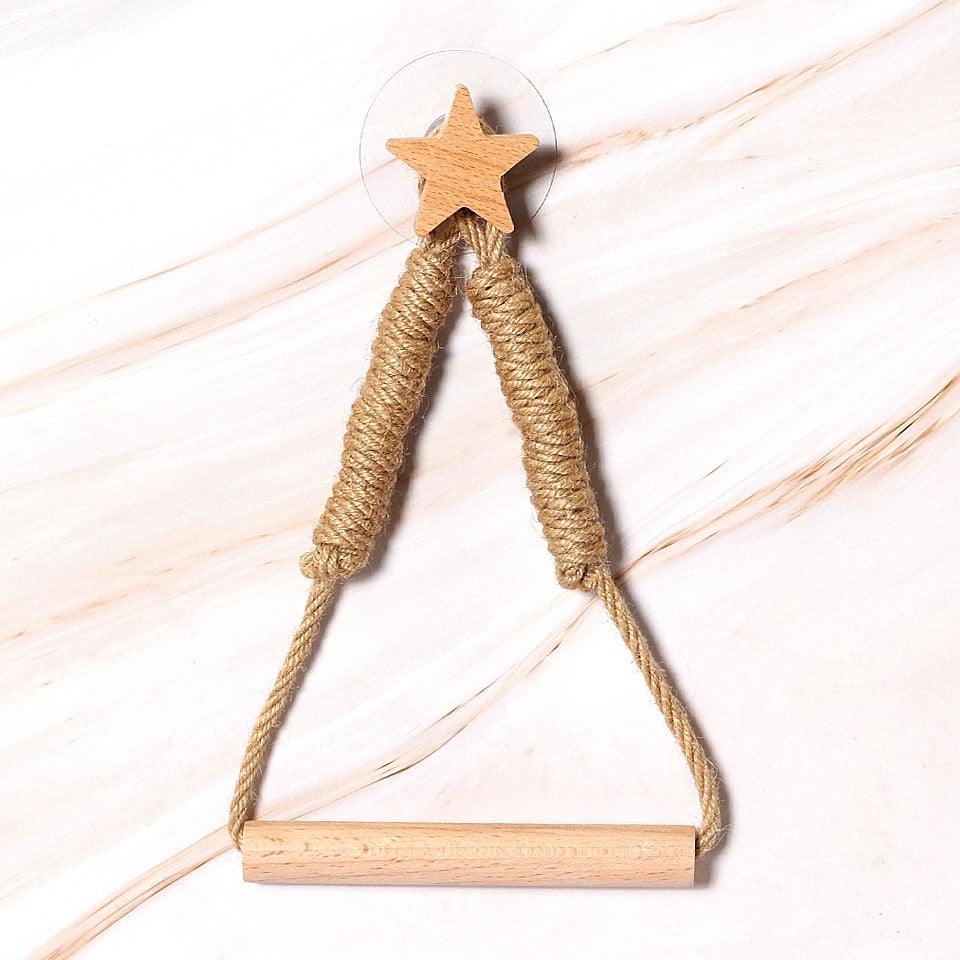 Wooden Hanging Toilet Paper Holder – alternate product view