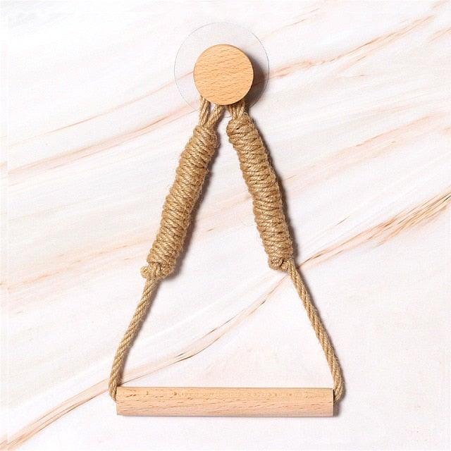 Wooden Hanging Toilet Paper Holder – alternate product view