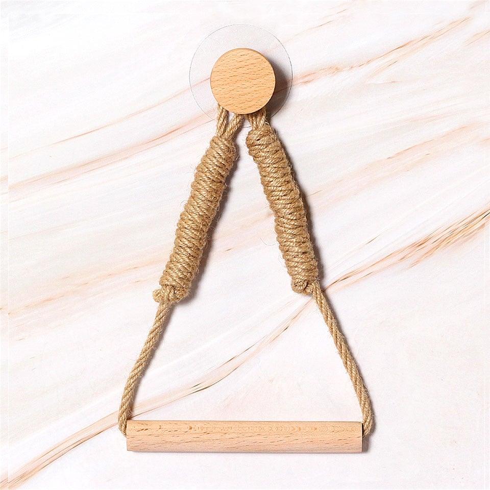 Wooden Hanging Toilet Paper Holder – alternate product view