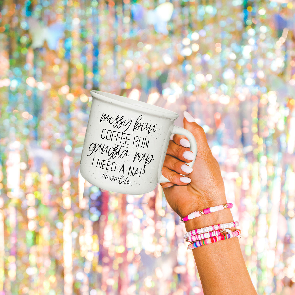 Messy Bun Coffee Run 14 oz Ceramic Mug