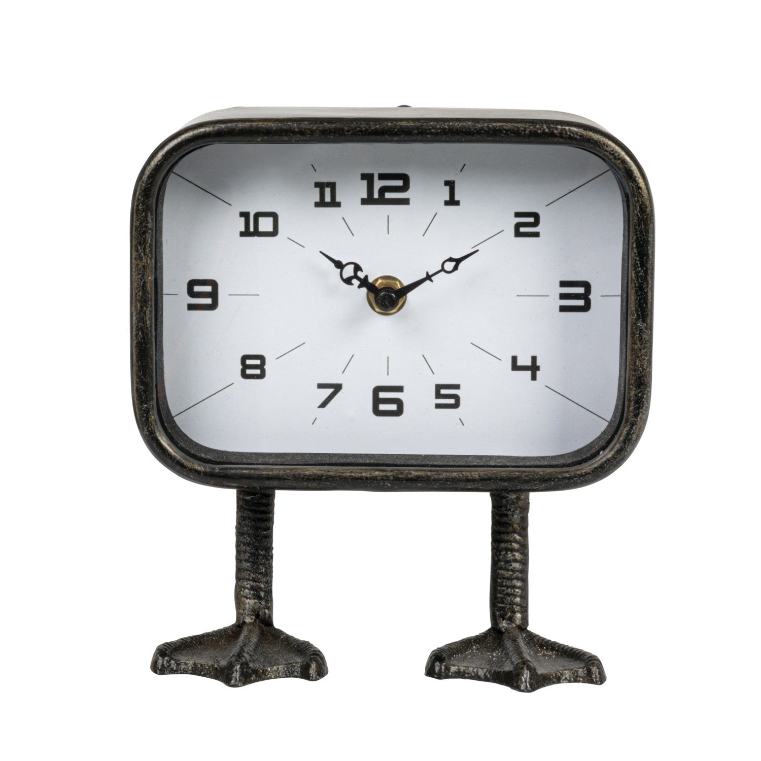 Duck feet table clock