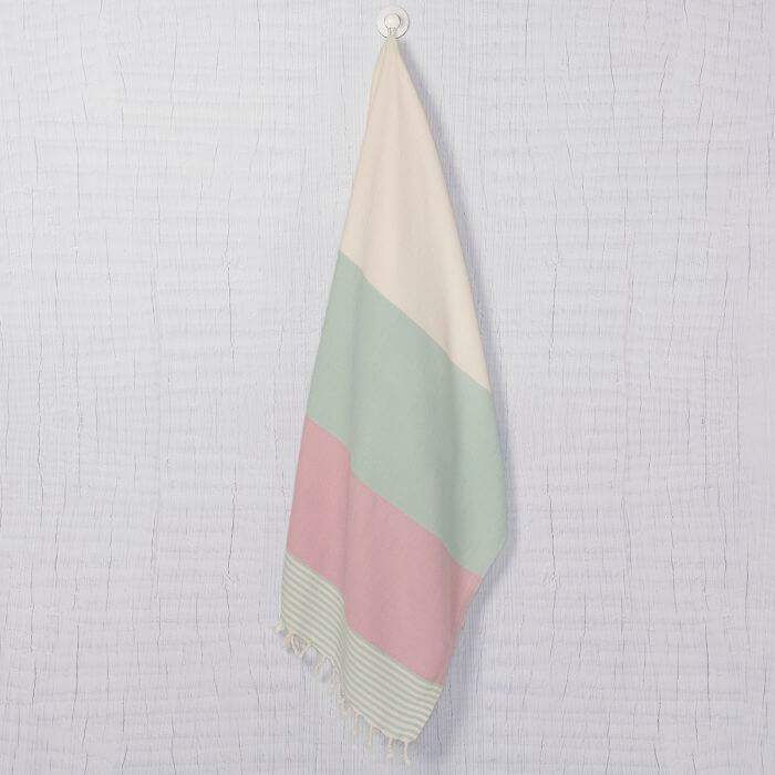 Multi-Color Turkish Cotton Towel – 39 × 70 in