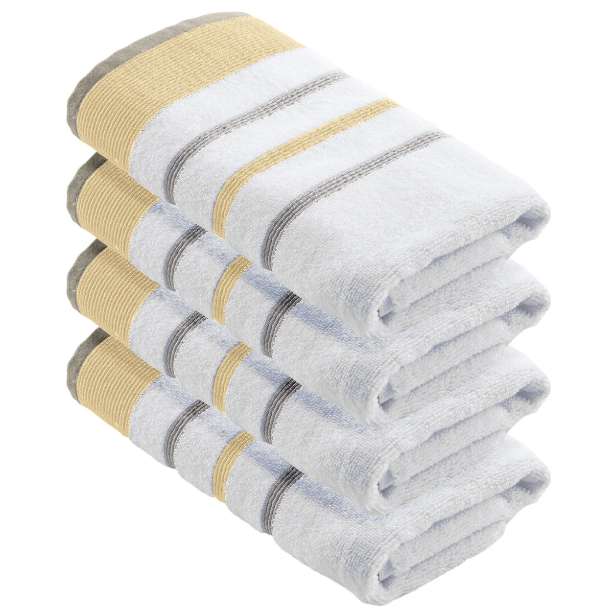 Noelle Decorative Stripe Cotton Towel Collection