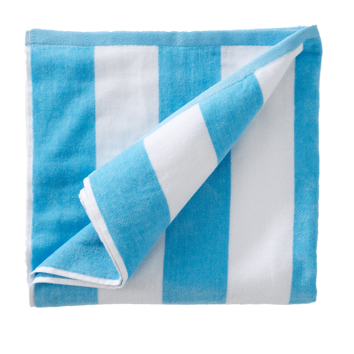Novia Cotton Velour Cabana Stripe Beach Towels