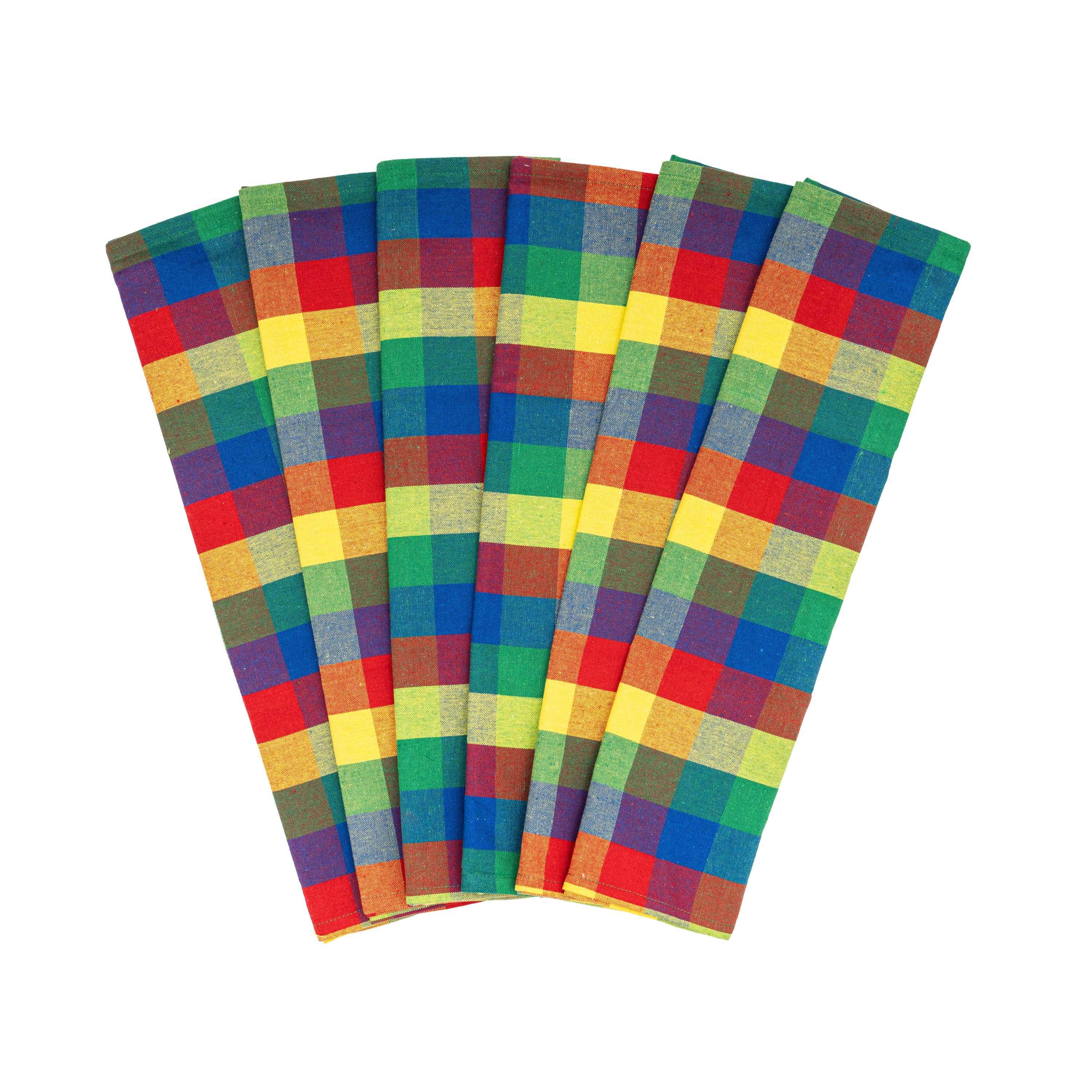 Plaid Cotton Kitchen Towels – alternate product view