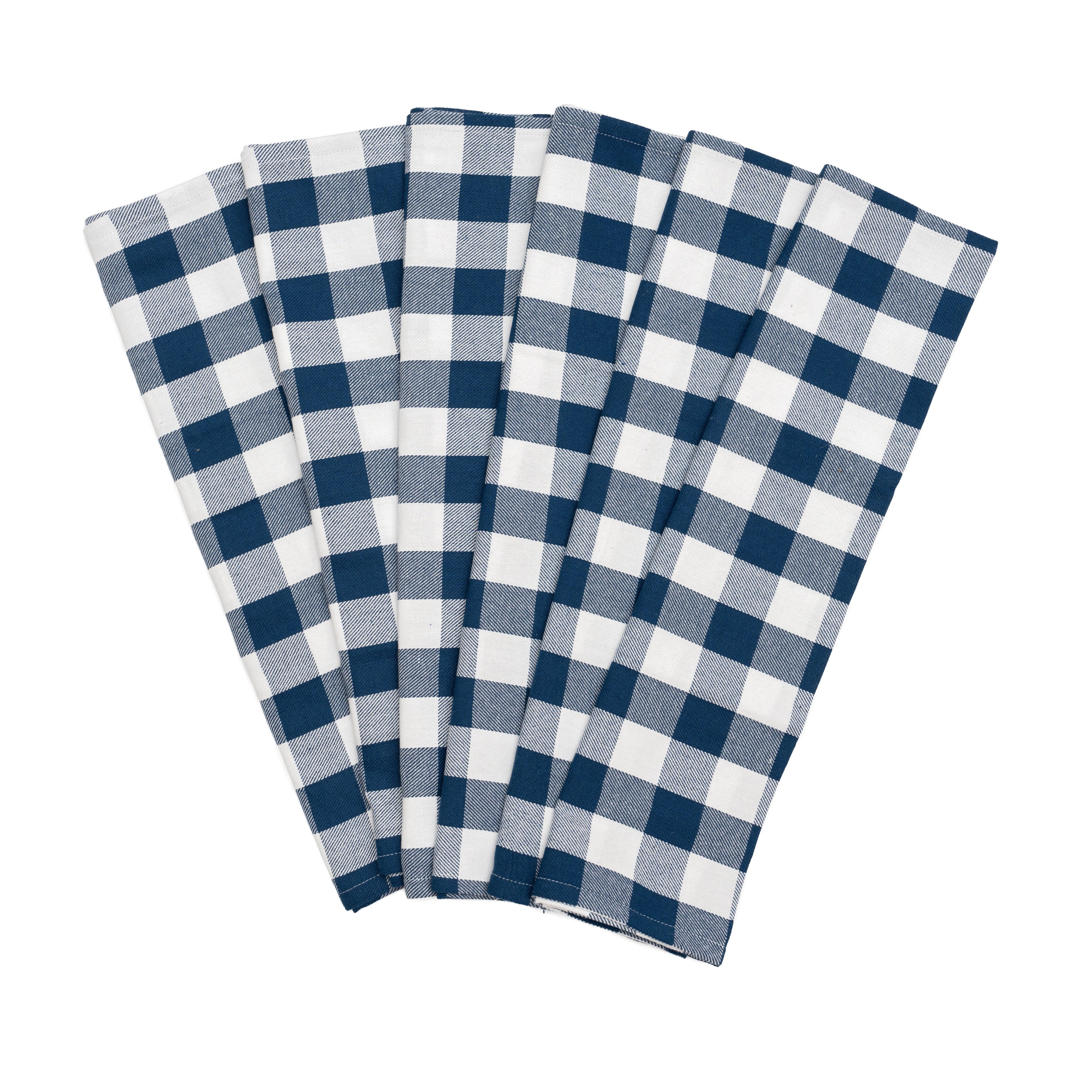 Plaid Cotton Kitchen Towels – alternate product view