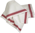 Blank Red Stripe Cotton Kitchen Towel