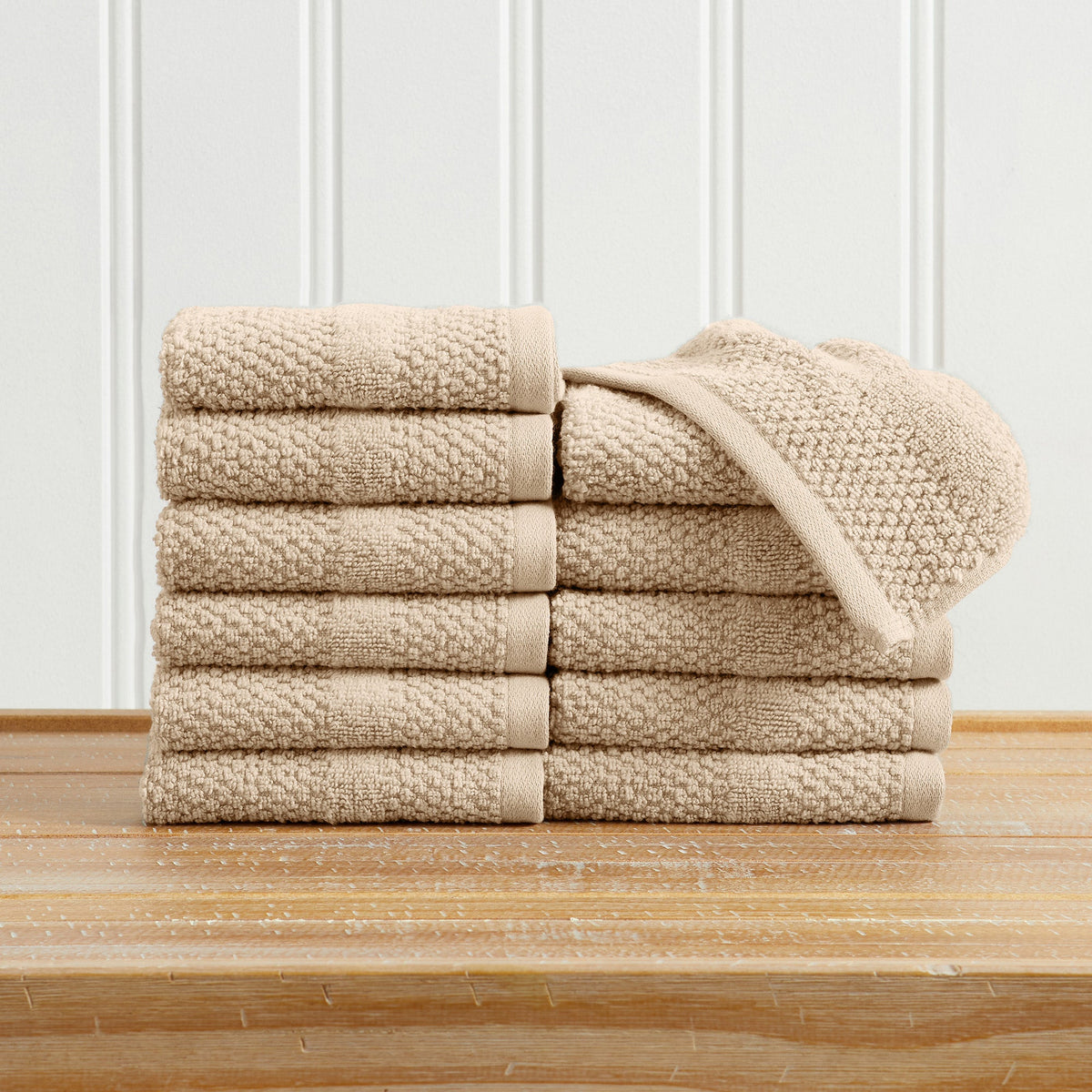 Marbella Textured Cotton Bath Towel Collection