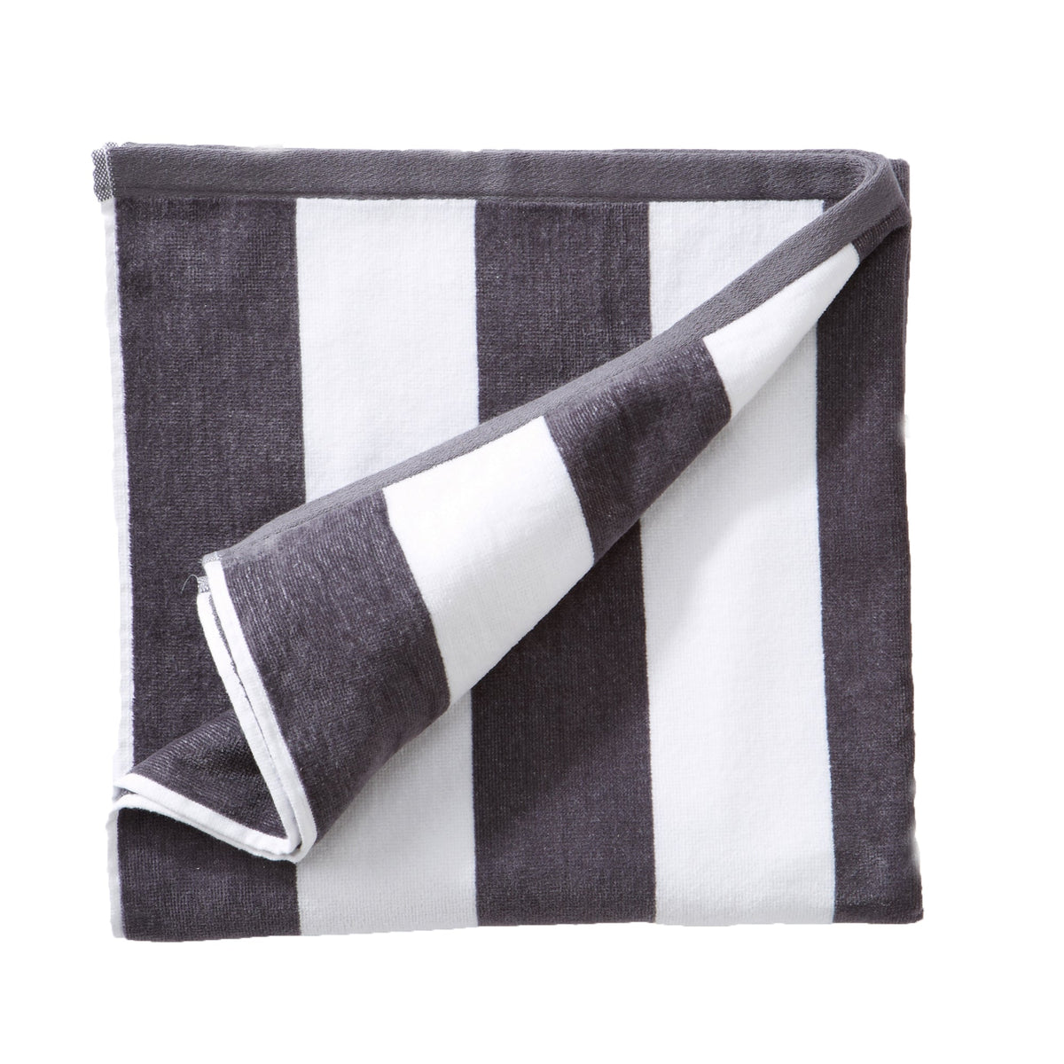 Novia Cotton Velour Cabana Stripe Beach Towels