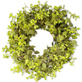 Mixed green foliage wreath