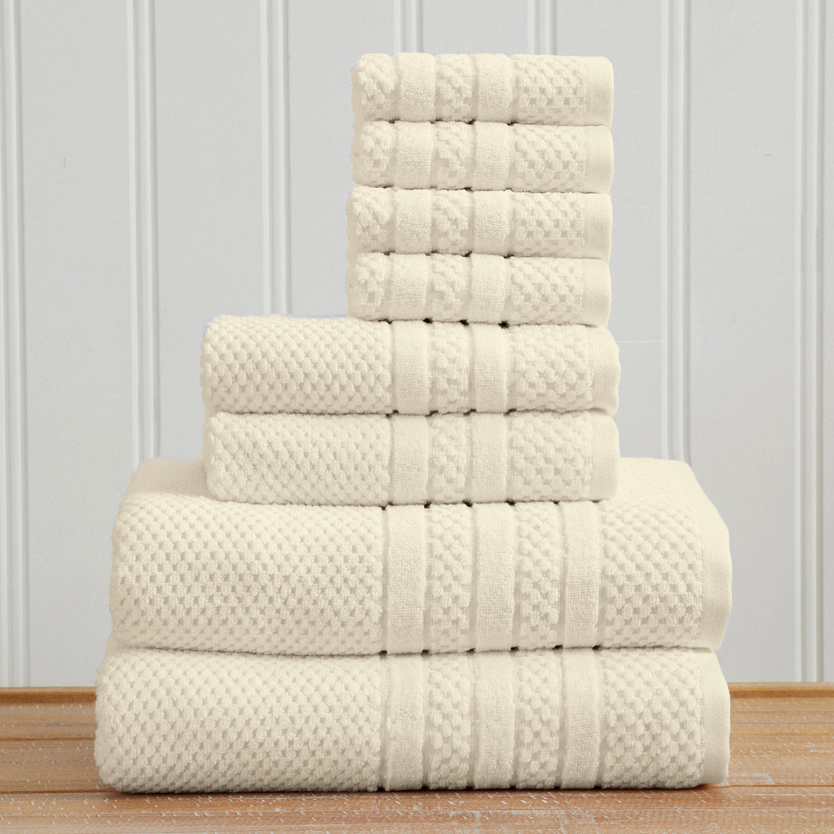 Giuliana Cotton Checkered Jacquard Towel Collection