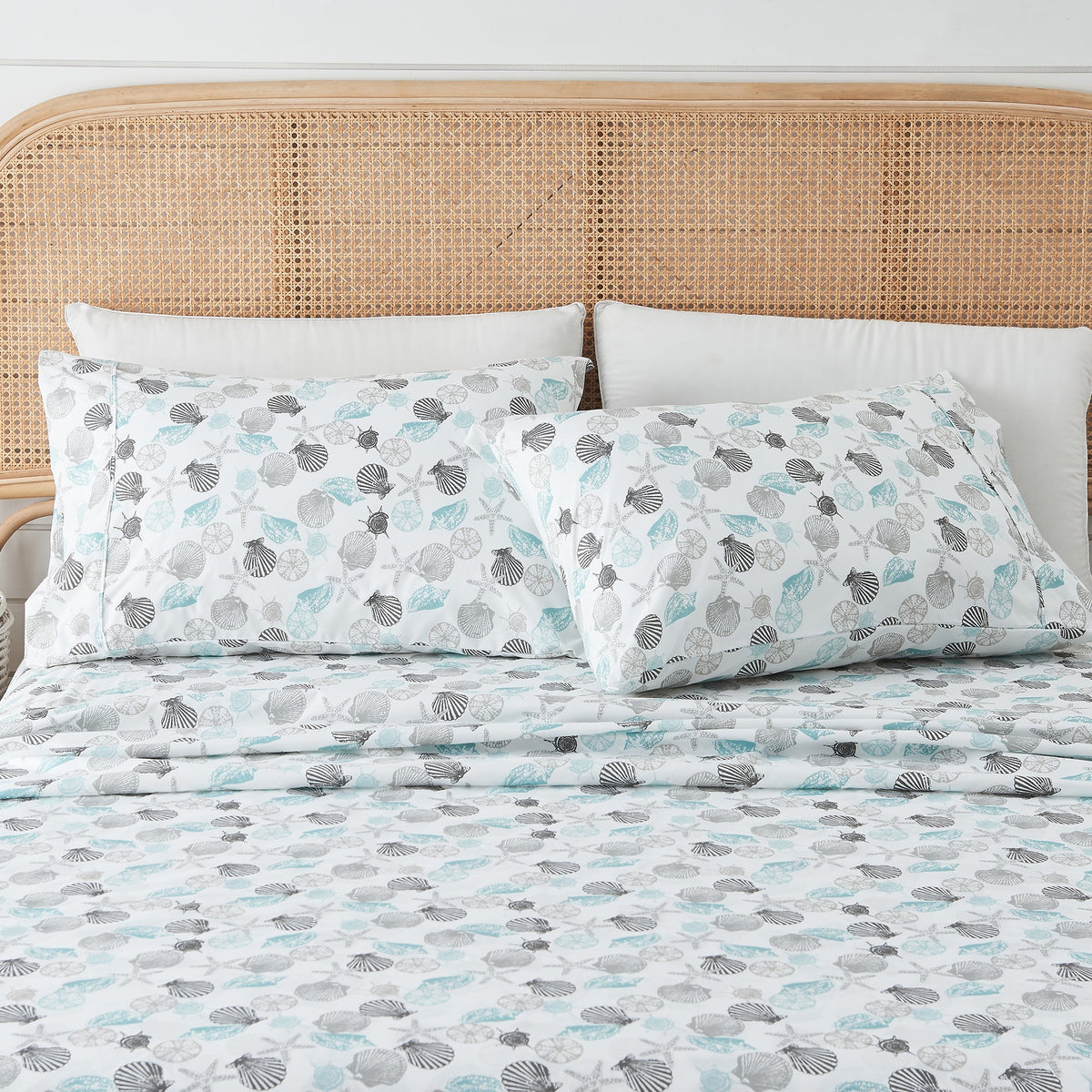 Newport Coastal Printed Microfiber Sheet Set