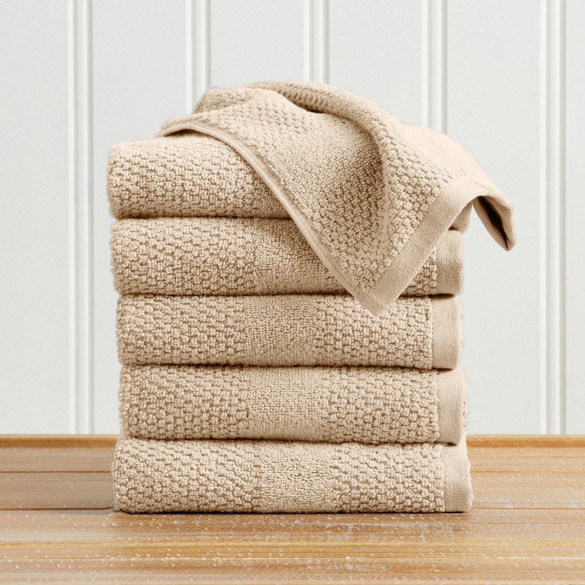 Marbella Textured Cotton Bath Towel Collection