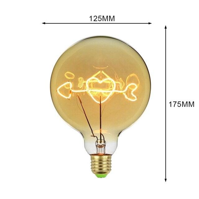 G125 Decorative Filament Globe Bulb