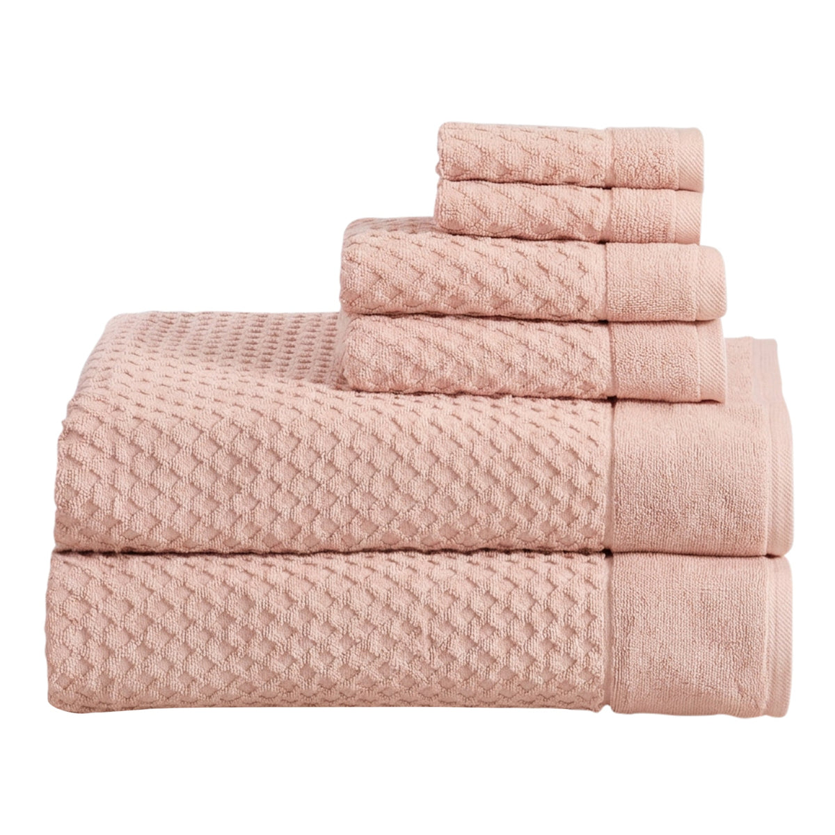 Grayson Cotton Diamond Waffle Towel Collection