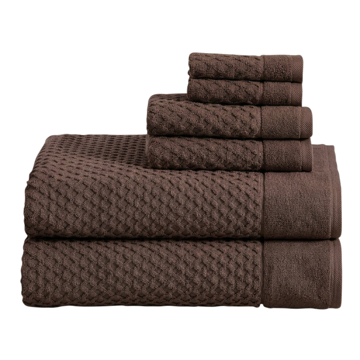 Grayson Cotton Diamond Waffle Towel Collection
