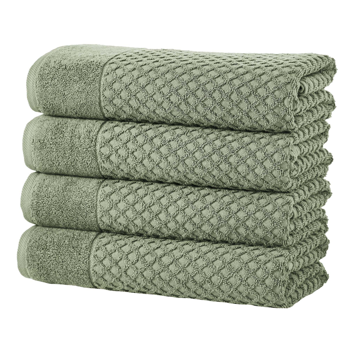 Grayson Cotton Diamond Waffle Towel Collection
