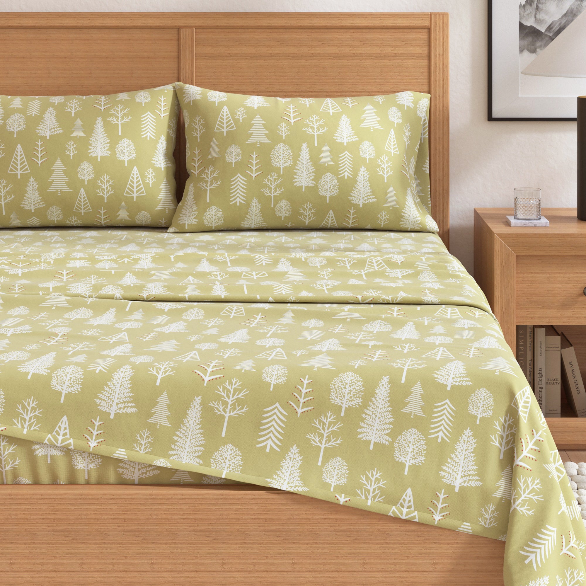 Turkish Cotton Flannel Sheet - Lakeview Collection