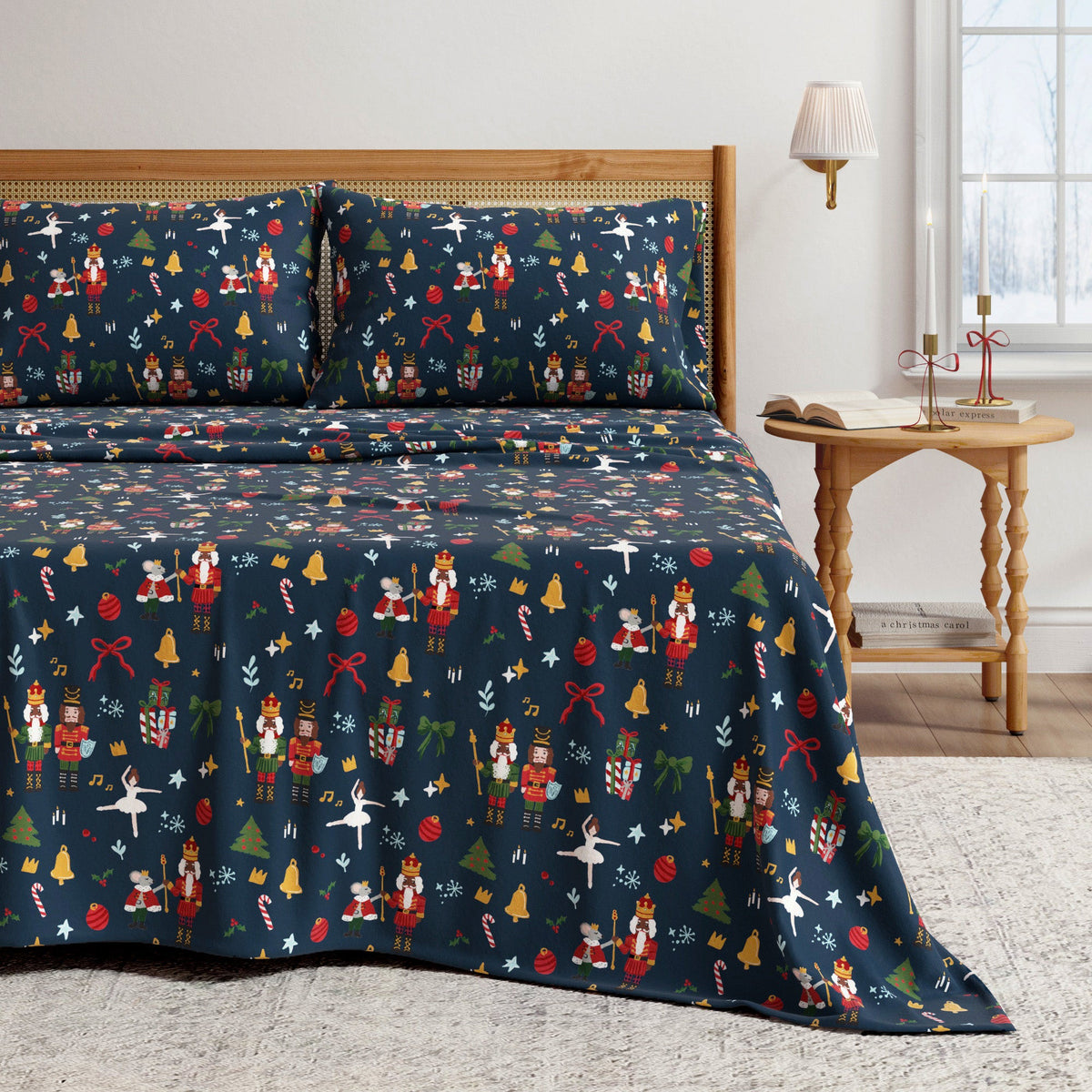 Whittaker Turkish Cotton Holiday Flannel Sheet Set