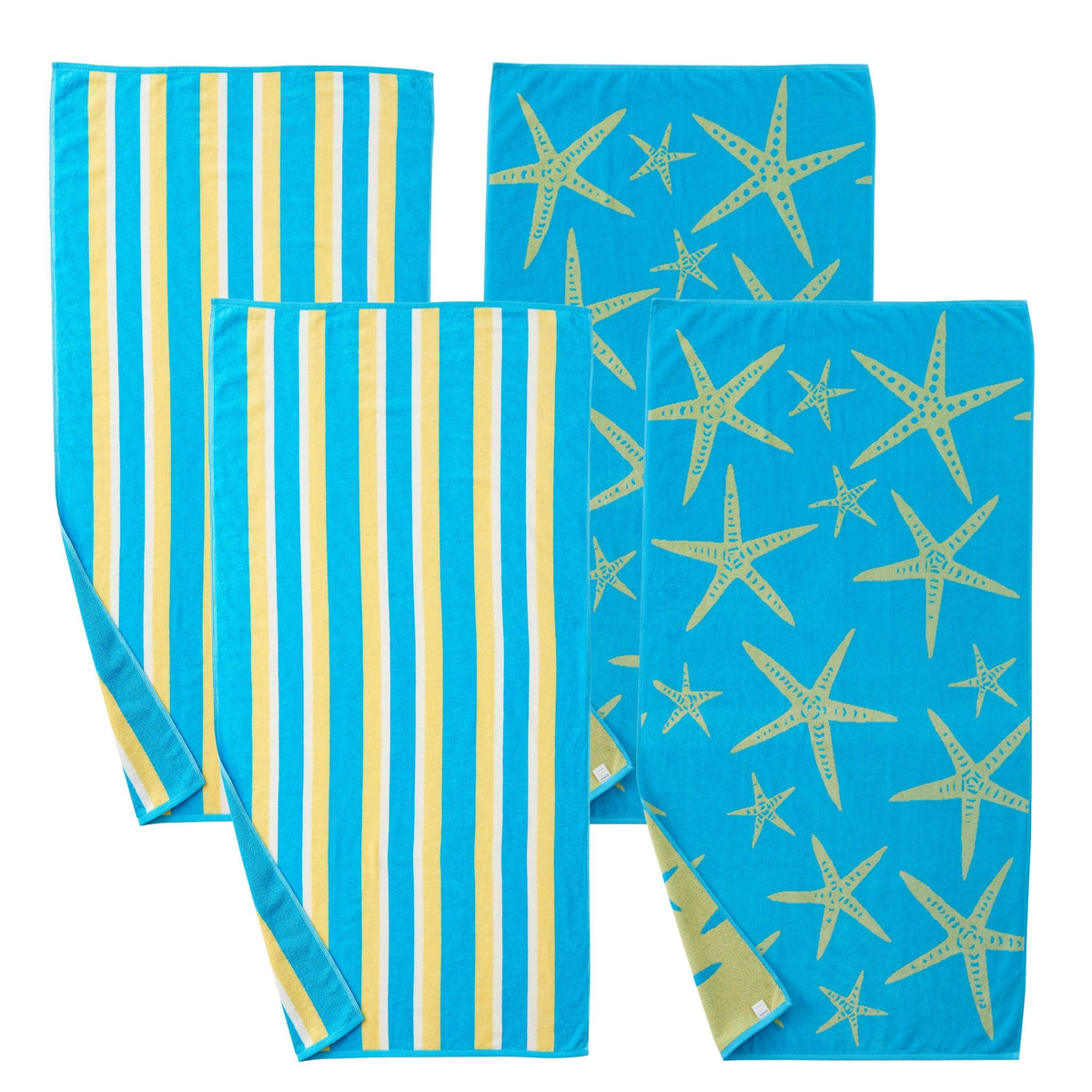 Maui Cotton Velour Printed Beach Towels