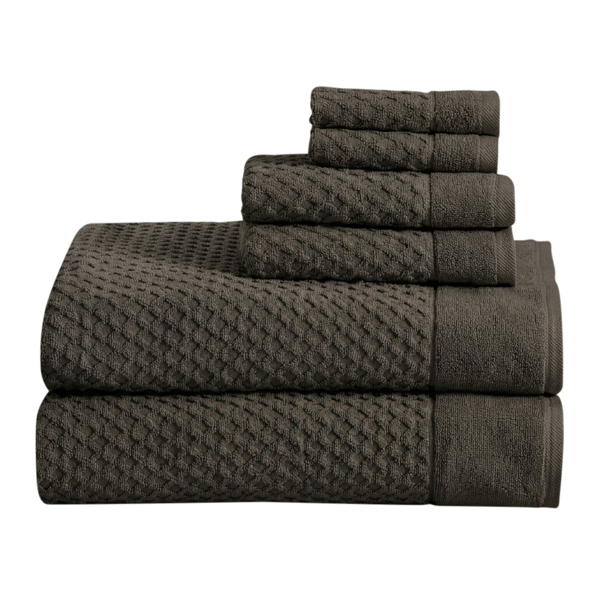 Grayson Cotton Diamond Waffle Towel Collection