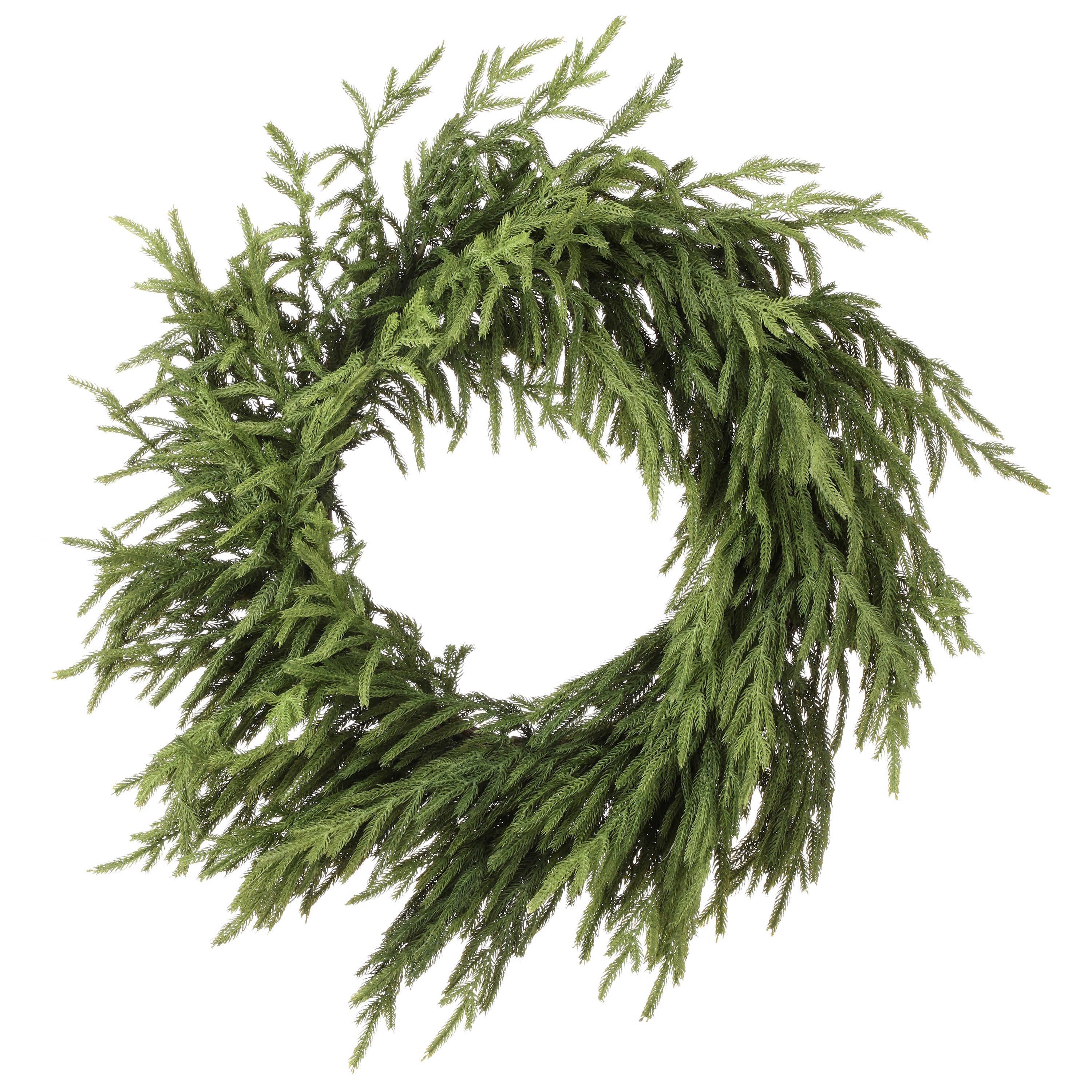 Norfolk pine Christmas wreath