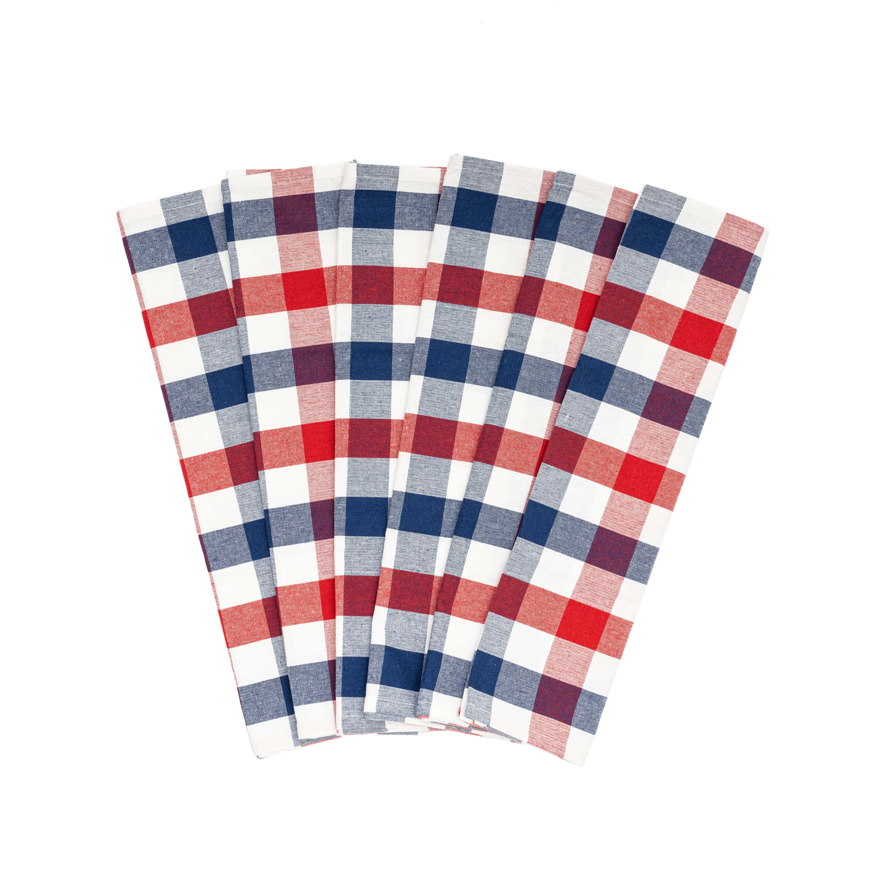 Plaid Cotton Kitchen Towels – alternate product view