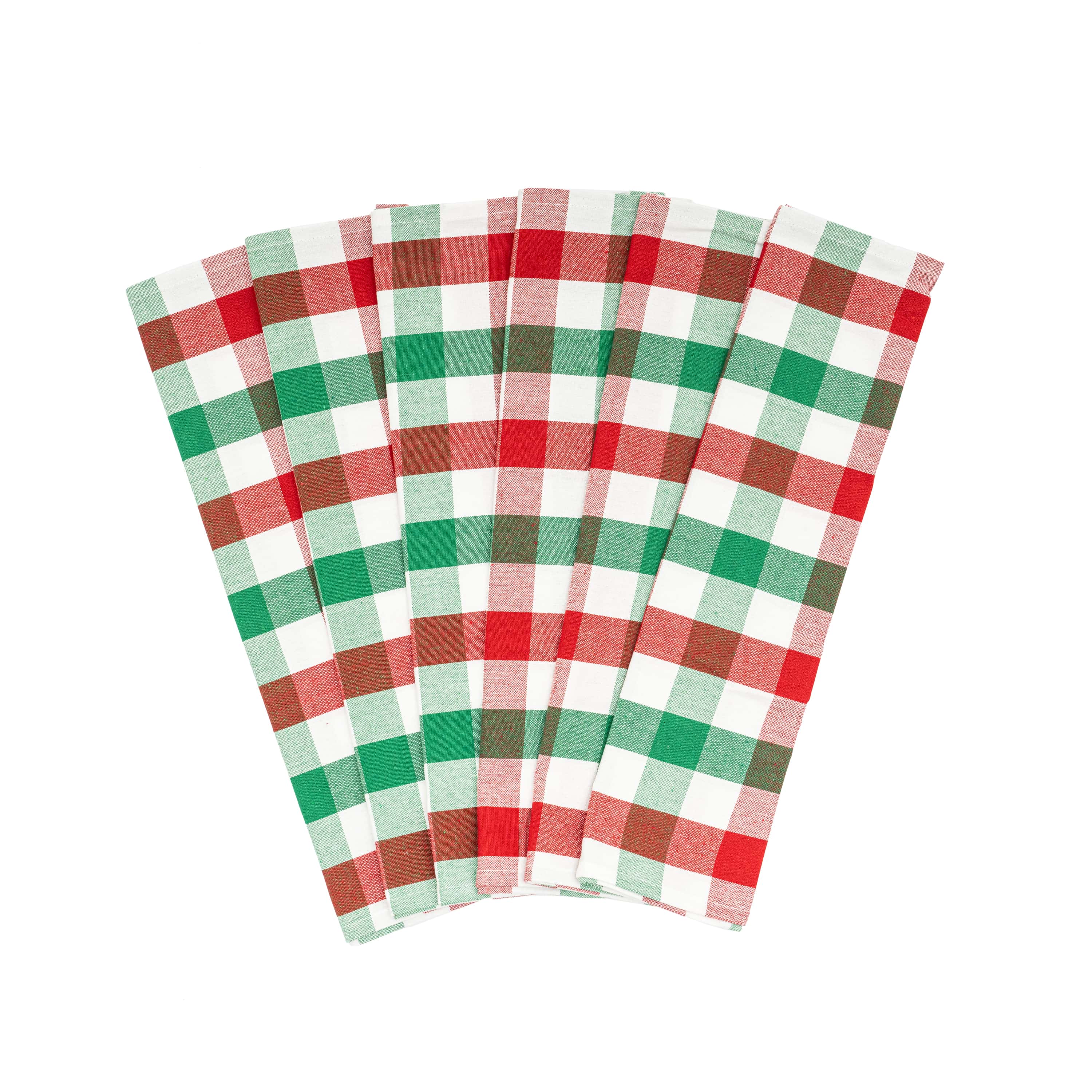 Plaid Cotton Kitchen Towels – alternate product view