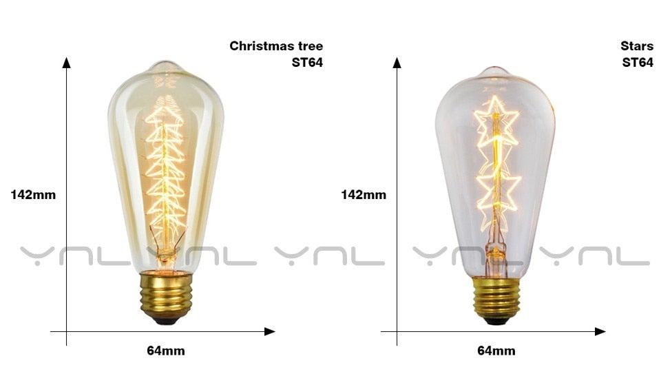 Vintage Edison Filament Bulb Collection