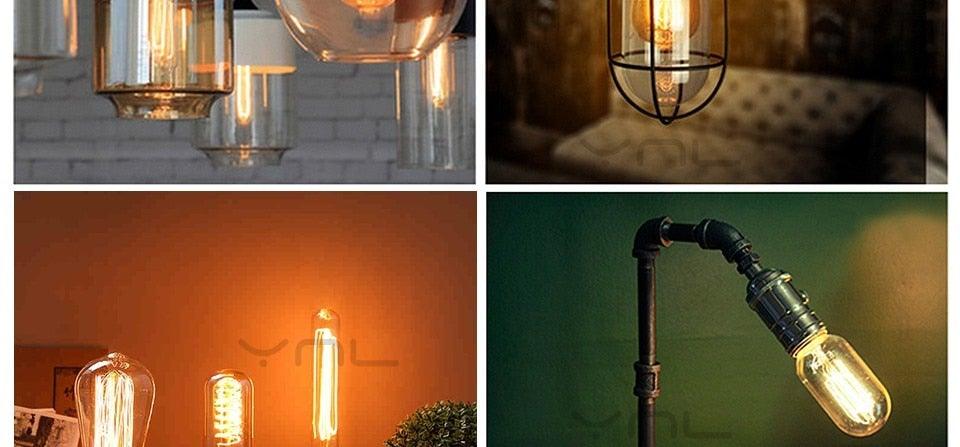 Vintage Edison Filament Bulb Collection