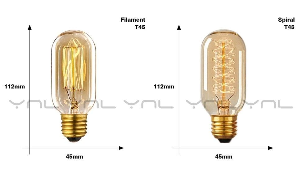 Vintage Edison Filament Bulb Collection