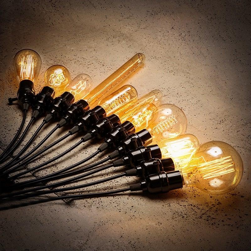 Vintage Edison Filament Bulb Collection