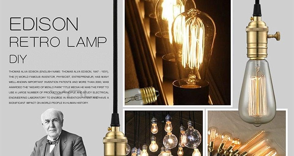 Vintage Edison Filament Bulb Collection