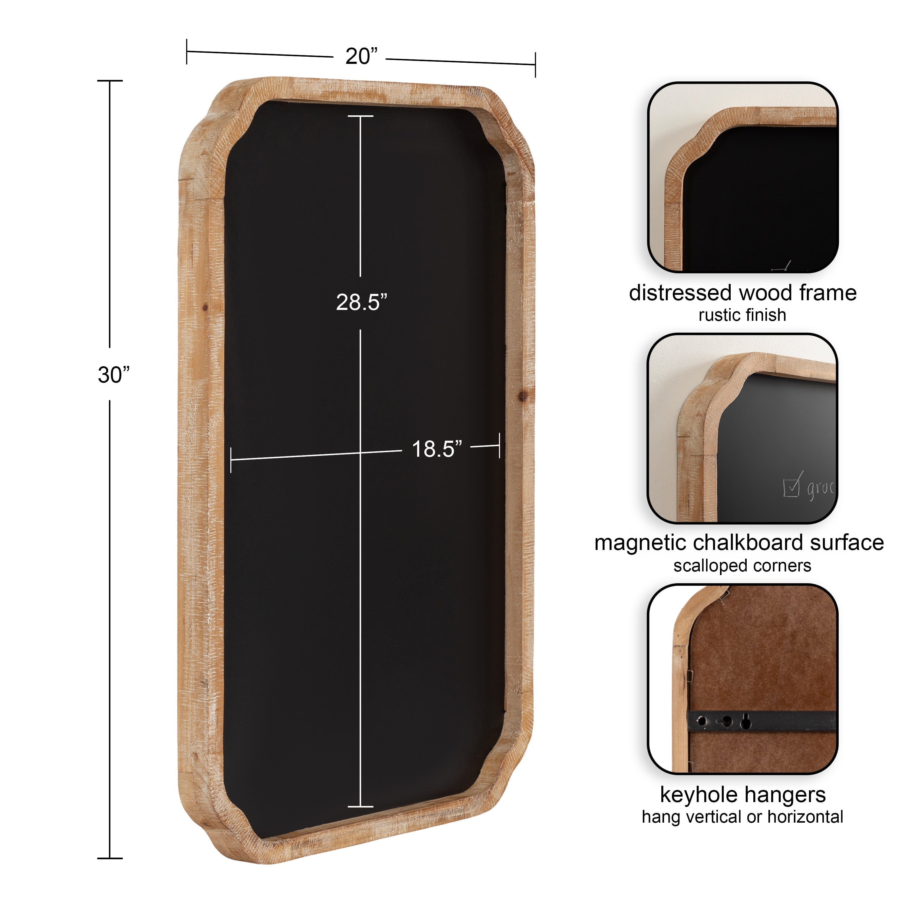 Marston Wood Framed Chalkboard