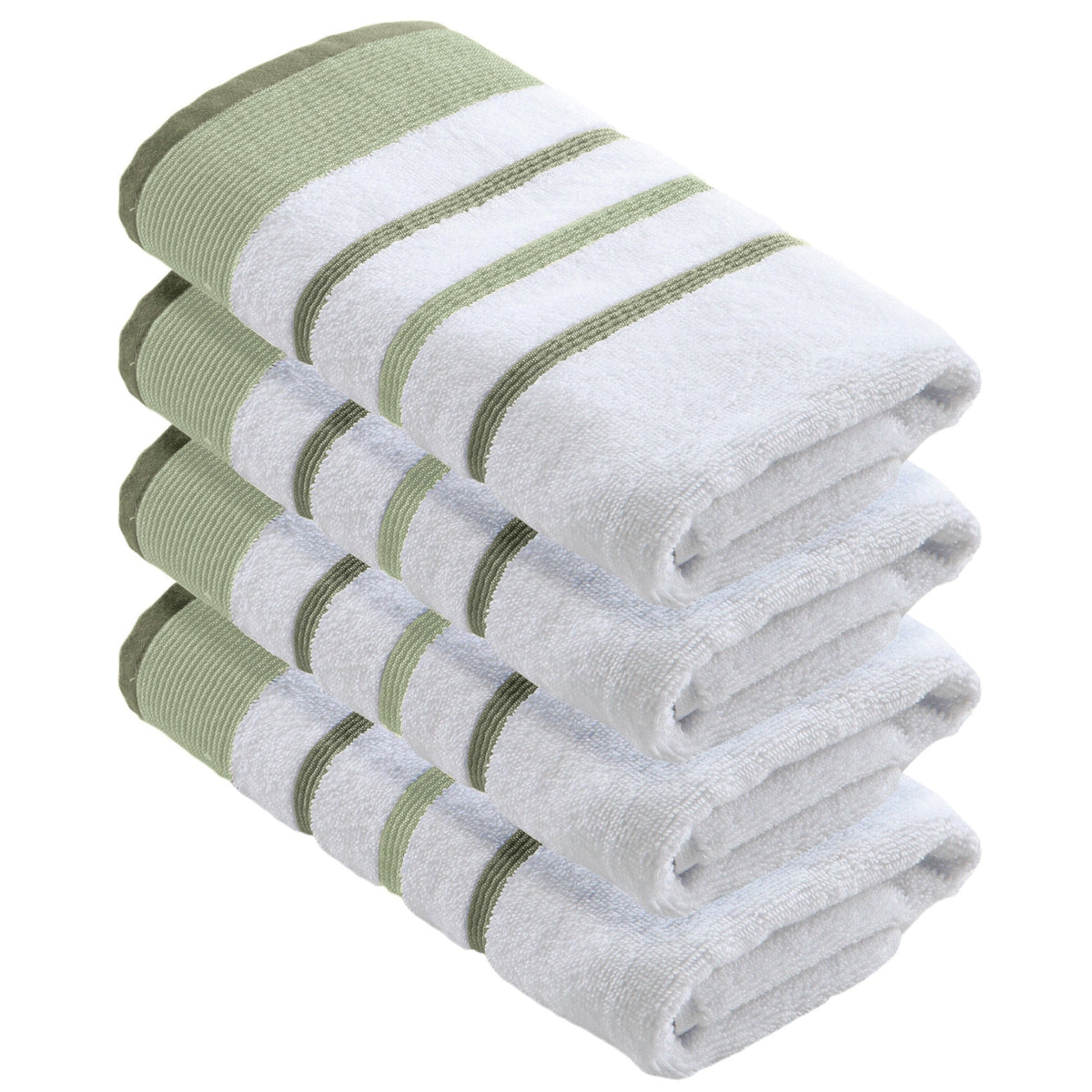 Noelle Decorative Stripe Cotton Towel Collection