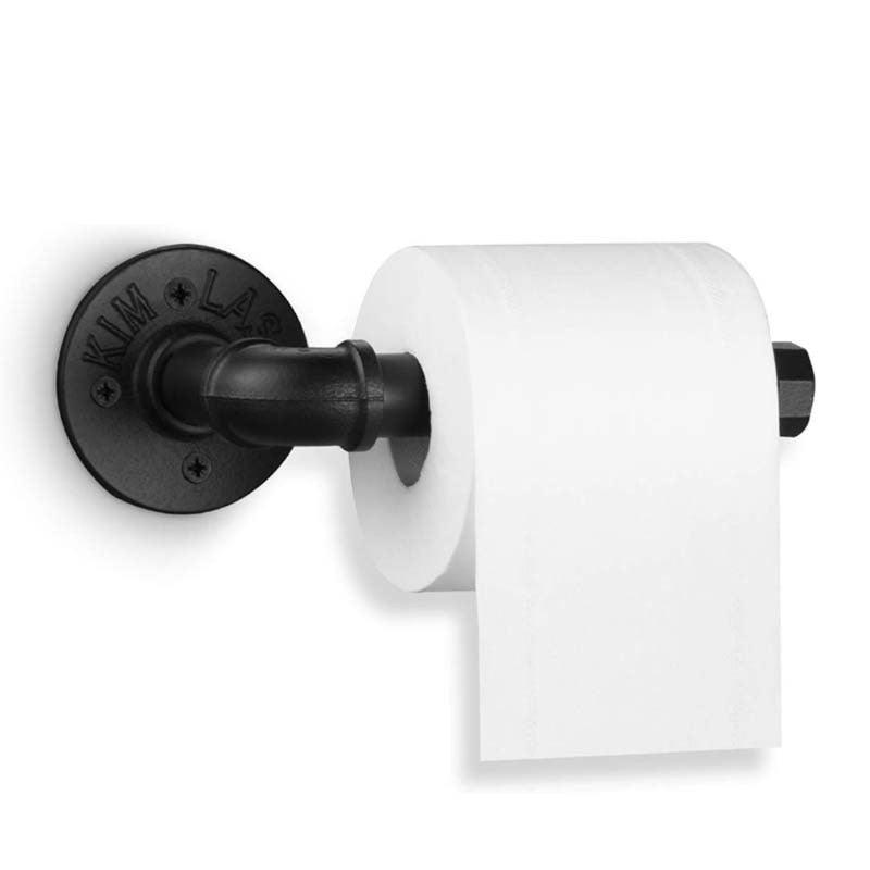 Industrial Pipe Wall-Mounted Toilet Paper Holder – alternate product view