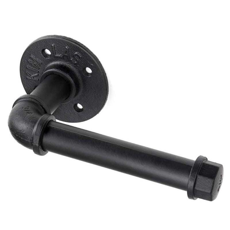 Industrial Pipe Wall-Mounted Toilet Paper Holder – alternate product view
