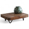 Rustic wood display riser