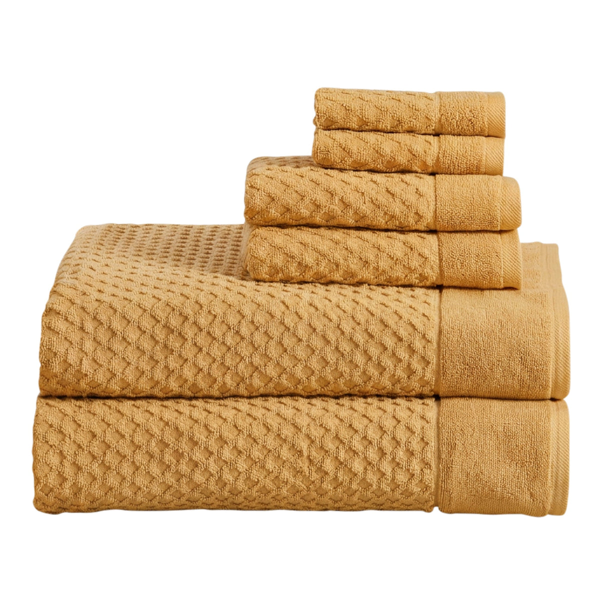 Grayson Cotton Diamond Waffle Towel Collection
