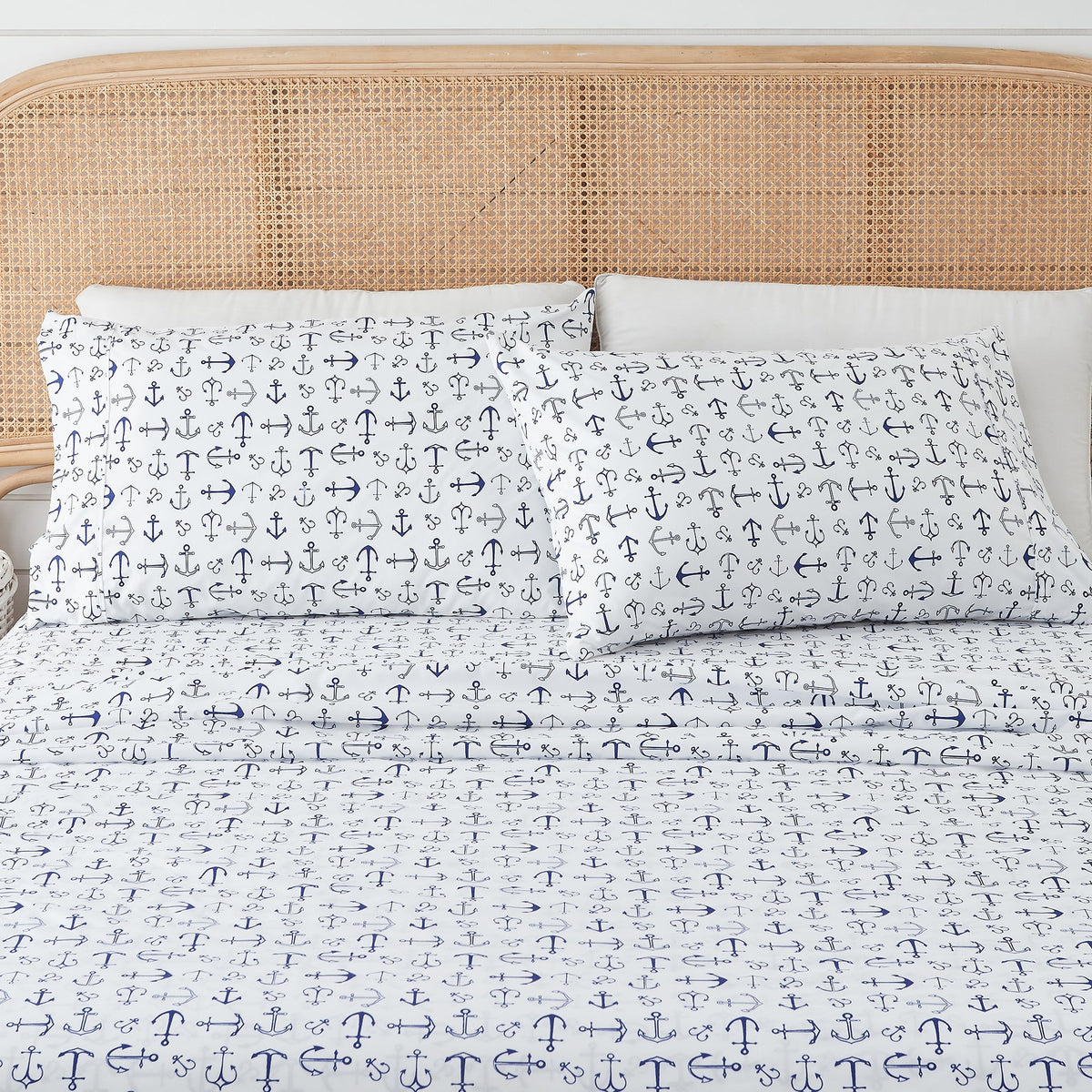 Newport Coastal Printed Microfiber Sheet Set