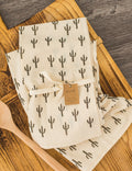 Organic Saguaro Tea Towel, College Student Gift, Mother's Day Gift, Christmas Gift