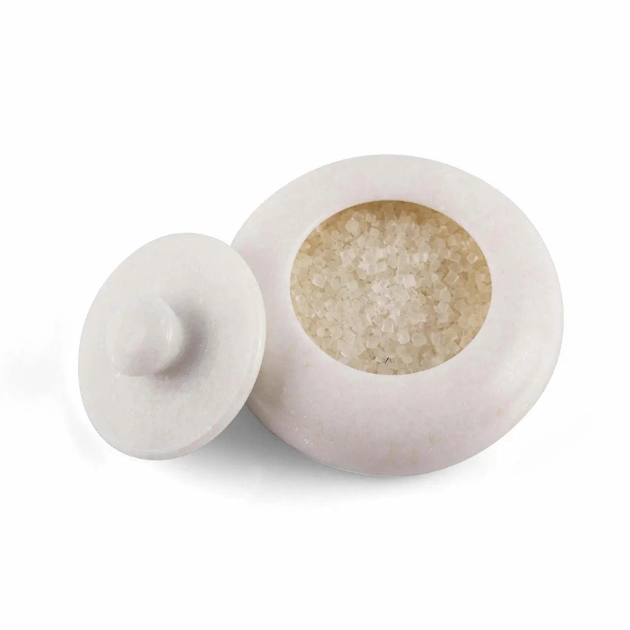 Salero marble salt cellar