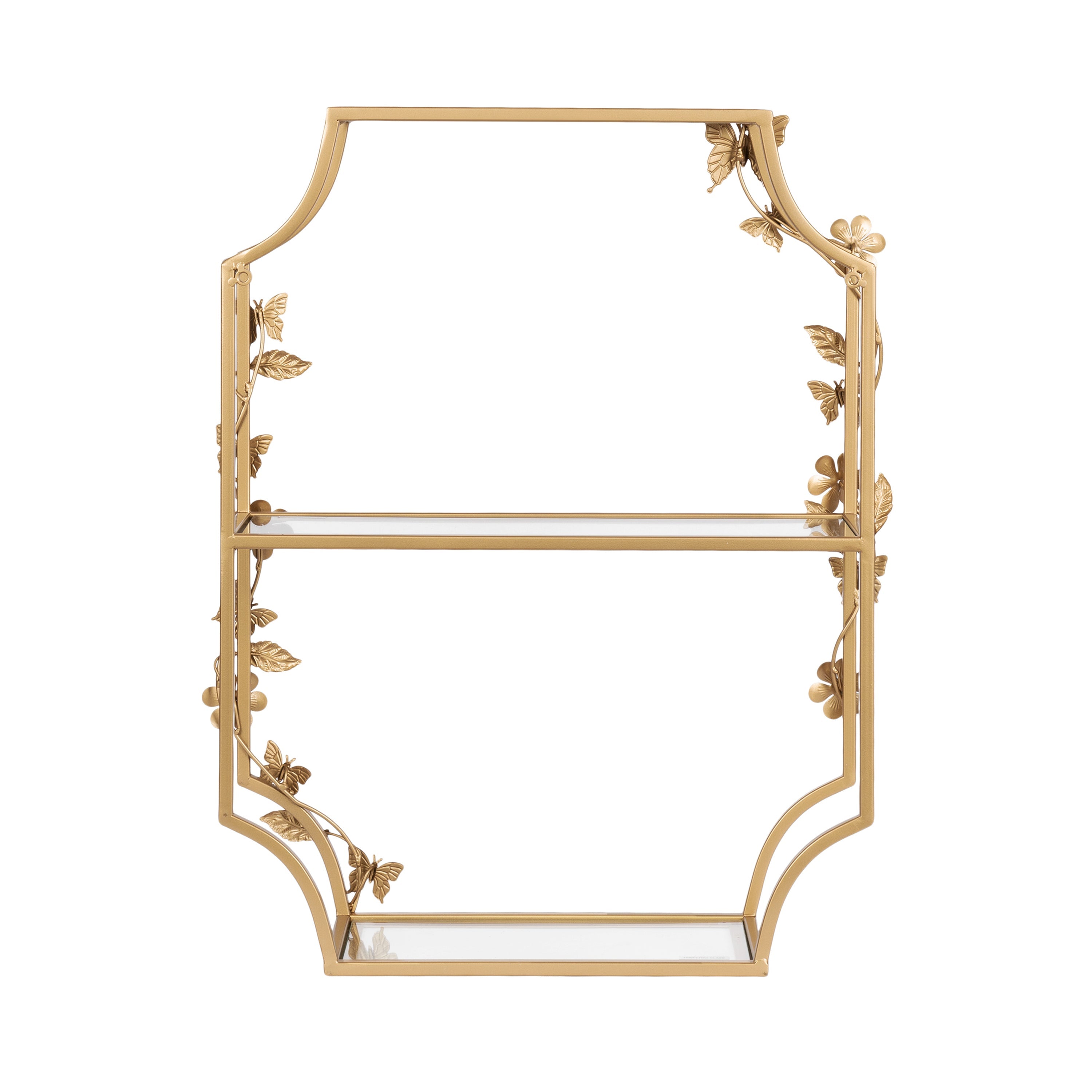 Rosella Floral Tiered Metal Shelf – alternate product view
